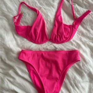 Vibrant Pink Bikini Set